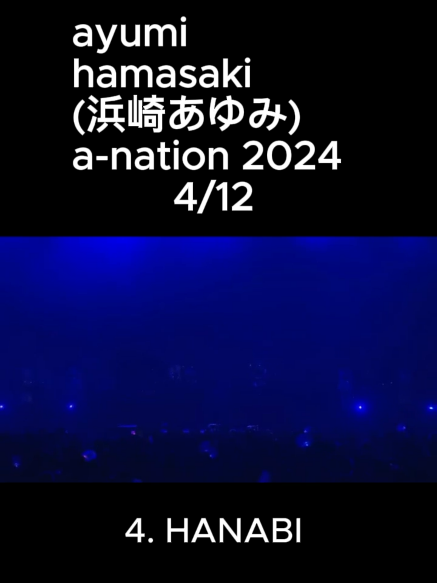 ayumi hamasaki (浜崎あゆみ) a-nation 2024 Live at Ajinomoto Stadium 9.1.2024_4 #浜崎あゆみ #ayumi hamasaki #a-nation 2024