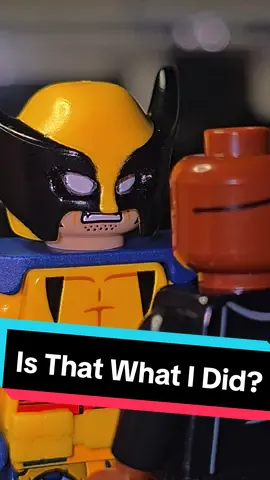 Logan figured out Fury's secret. #lego #marvel #mutant #wolverine #brucebanner #sheild #nickfury 