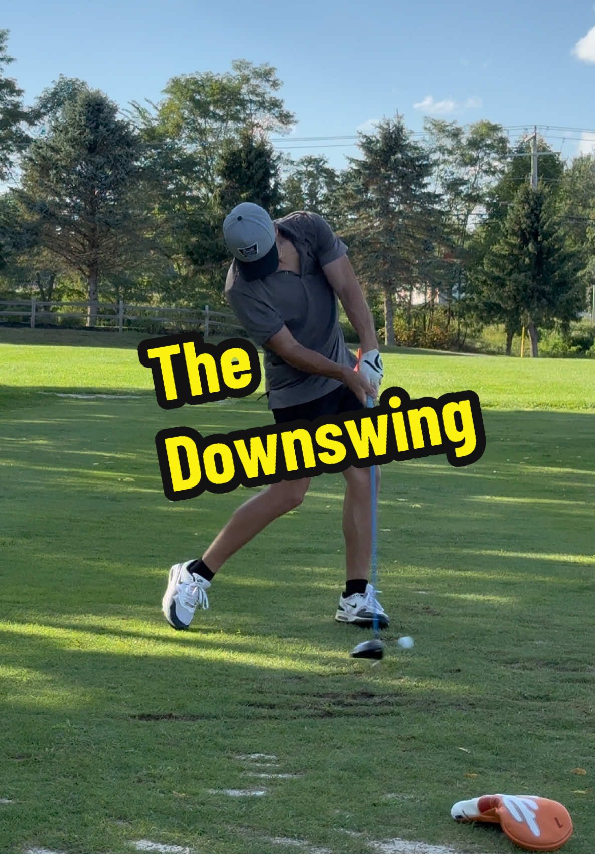 How to hit the driver: downswing progression #golflesson #golftips #golf #golfswing #howto #fypage #driver #lowerbody #hips #straight 