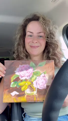 It’s so much more than a beautifully painted vase of roses, to me it feels like an exhale 🥹 When @spencersinclairart  came up on my feed I felt a wave of peace wash over me. I know now that was God. God working through her and her art. A beautiful reminder of His love, that we are never truly alone and that He indeed will supply every need of ours. ❤️ What a beautiful gift you share Spencer. What a beautiful gift you are ❤️ #lovedbygod #artoftiktok 