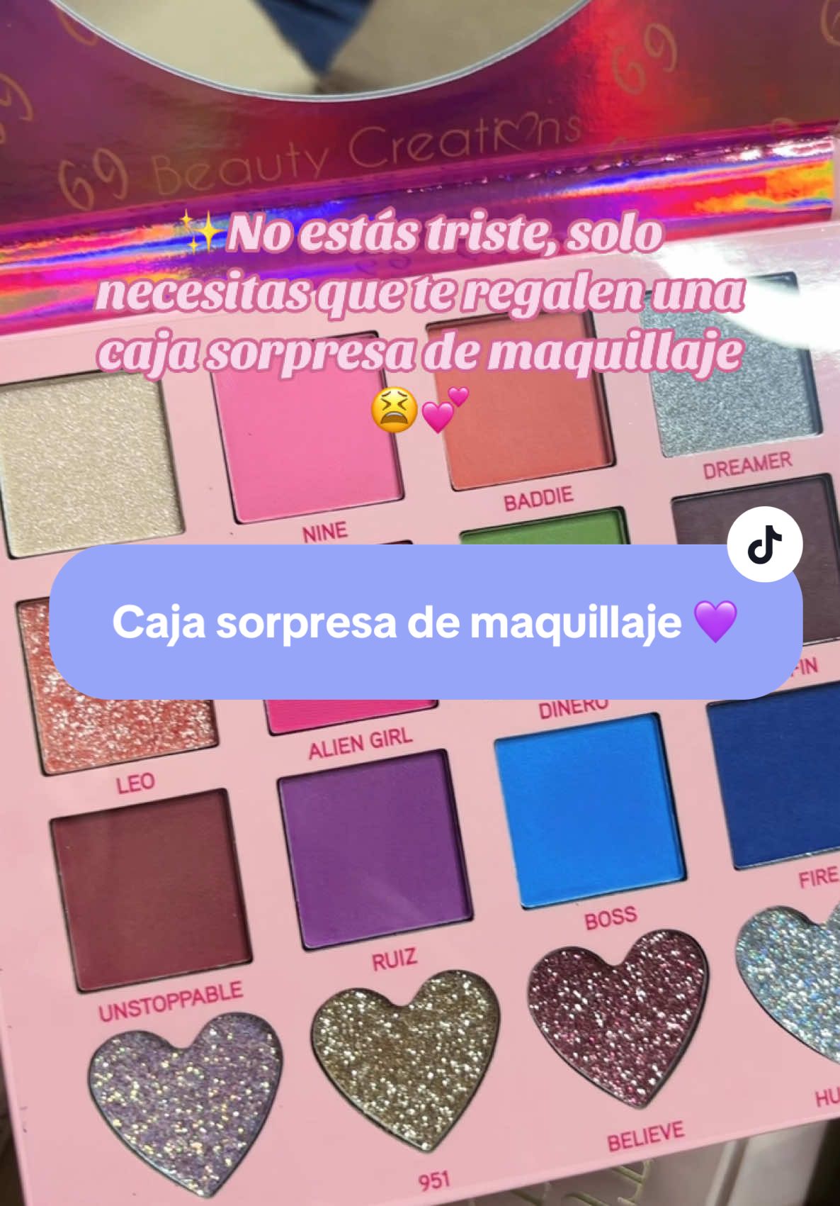 Enviaselo a tu novio para que te regale una caja sorpresa de maquillaje desde $799 con 5 productos de marca 💕#maquillaje #misterybox #novios #goals #girls #sorpresa #cdmx 