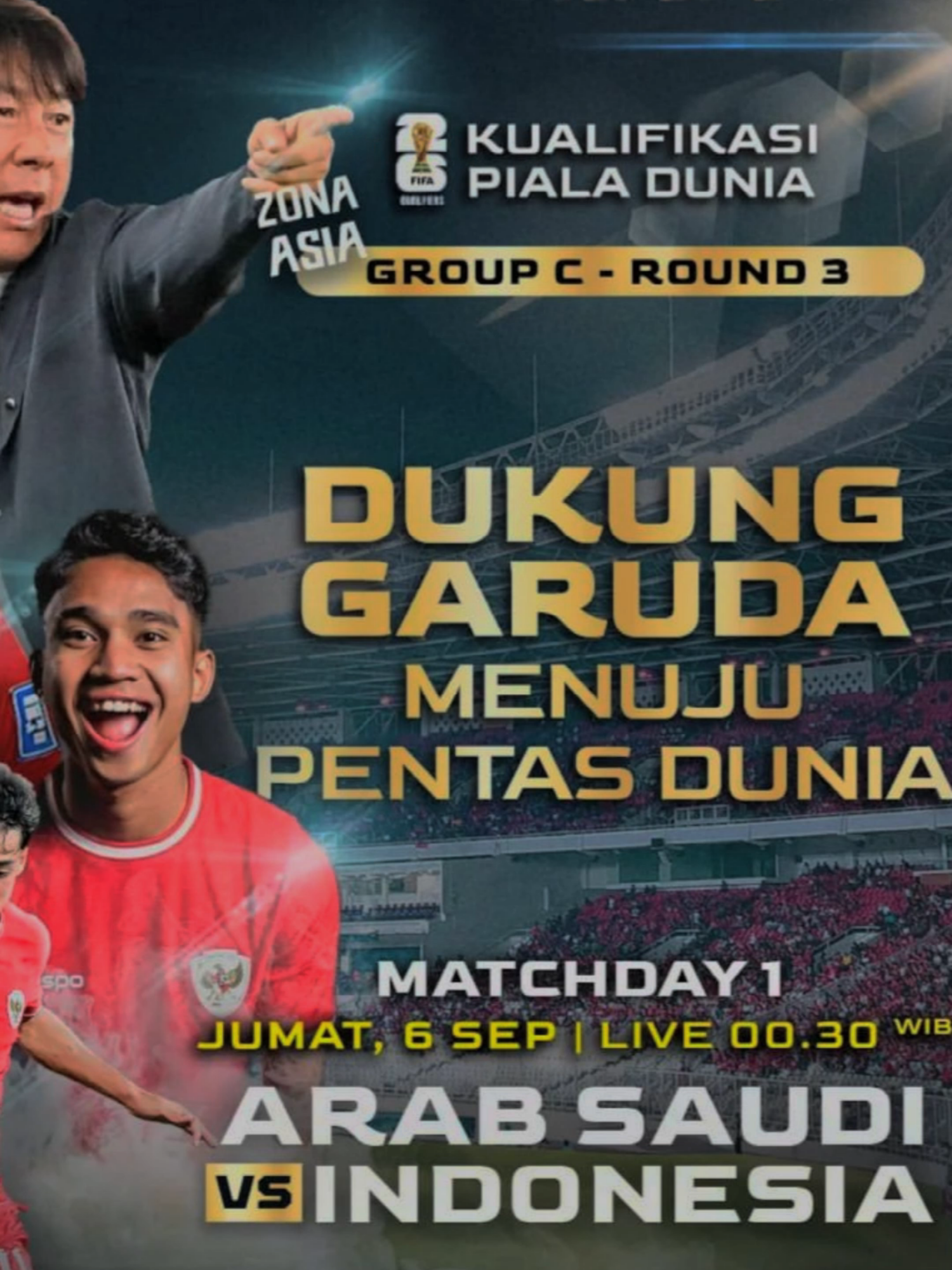 Dukung Garuda Ke Pentas Dunia #timnasday #timnasindonesia #kualifikasipialadunia2026