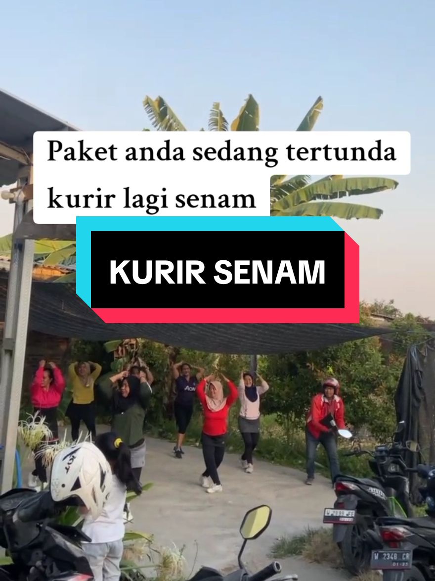 kurir senam pagi #jntexpressid #fyp #viral #fypdongggggggg  credit @kurir.jatim 