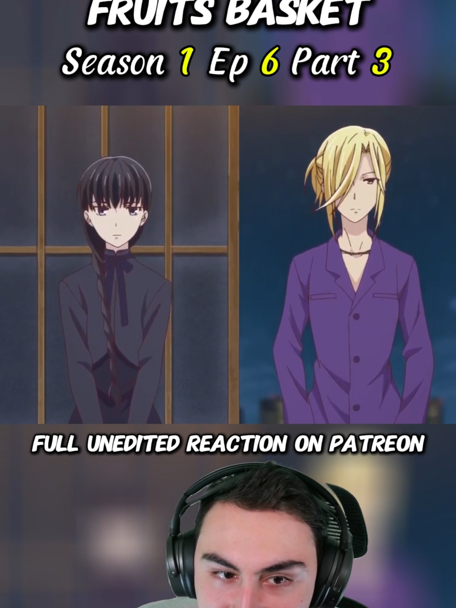 Anime: Fruits Basket (Full Unedited Version on Patreon) #fruitsbasket #fruitsbasketanime #fruitsbasketseason1 #sliceoflifeanime #anime #romanceanime #comedyanime #tohru #opticreacts