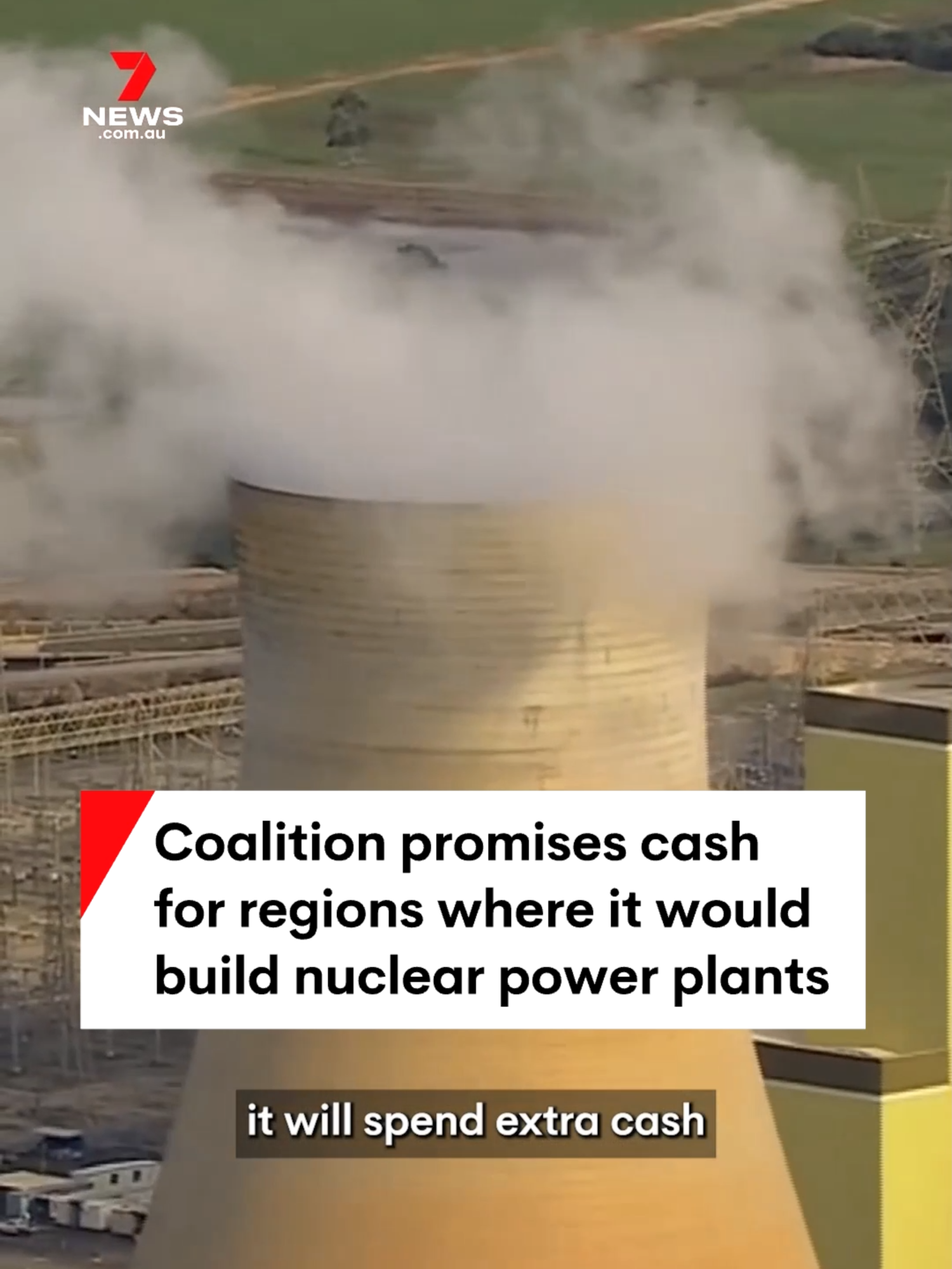 The coalition says it will spend extra cash in seven regional communities where it has plans to build nuclear power plants. #coalition #liberalparty #peterdutton #auspol #nuclear #nuclearpower #nuclearenergy #nuclearreactor #7NEWS