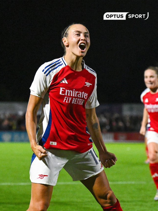 Caitlin FOURd 😤🇦🇺 Arsenal's Aussie brought all the smoke against Rangers in their Women's Champions League qualifier ⚽️⚽️⚽️⚽️ #Arsenal #Foord @hungryjacksau