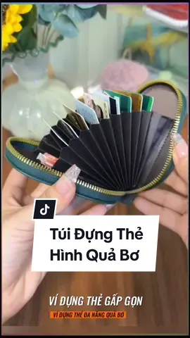 Túi Đựng Thẻ Đồ Dùng Đa Năng Hình Quả Bơ Gấp Gọn #vidungthe #tuidungthe #viral #xuhuong #giadung 