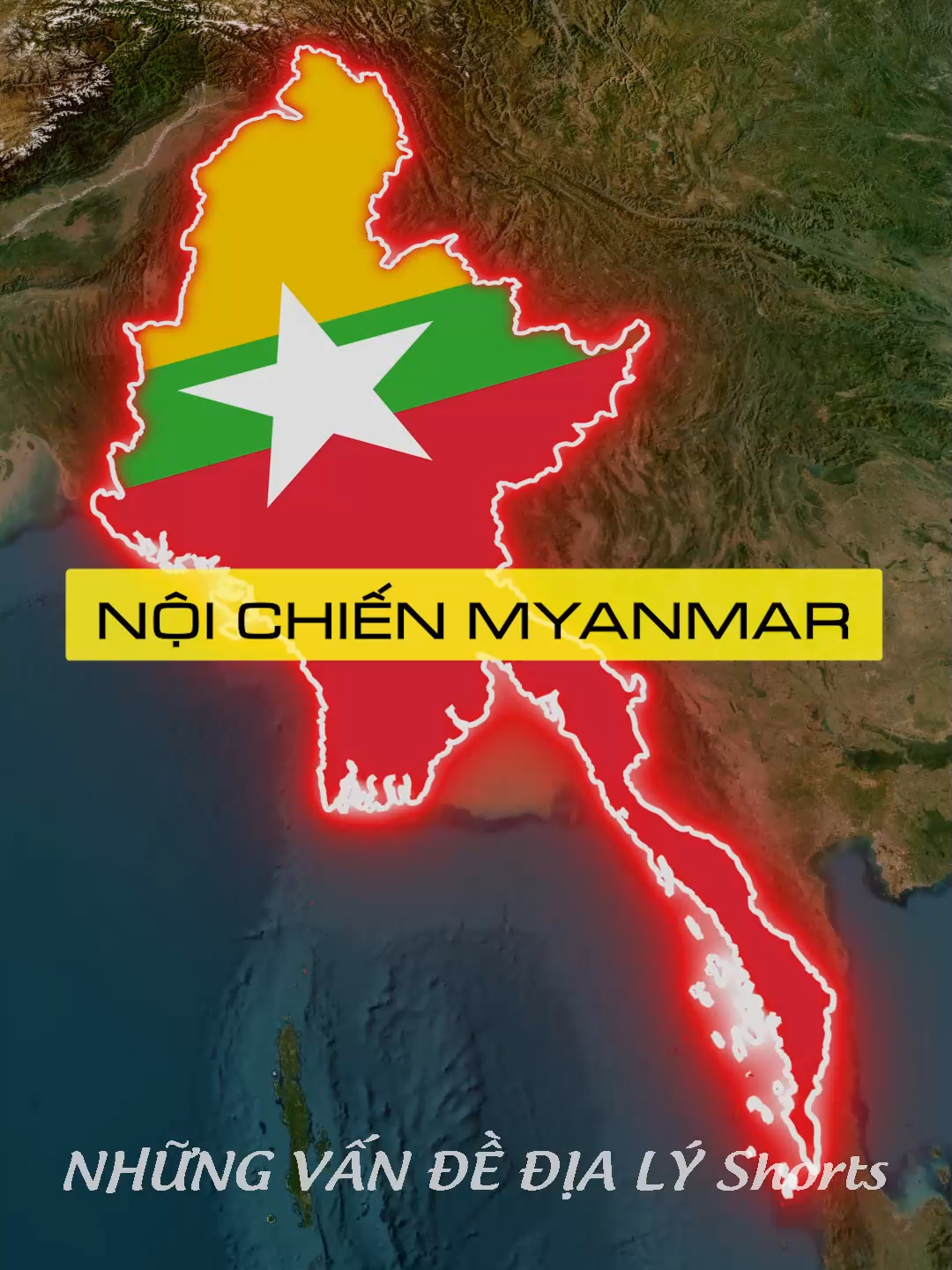 Lời nguyền địa lý Myanmar (phần 1) #xuhuong #dialy #map #bảnđồ #maps #myanmar