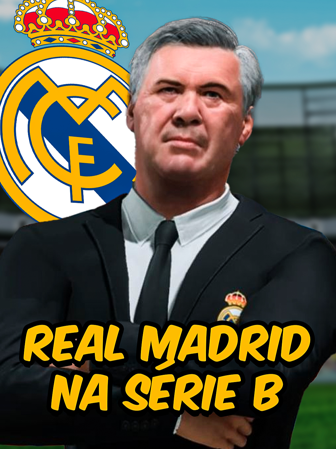 Coloquei o Real Madrid na Série B #eafc24 #futebol