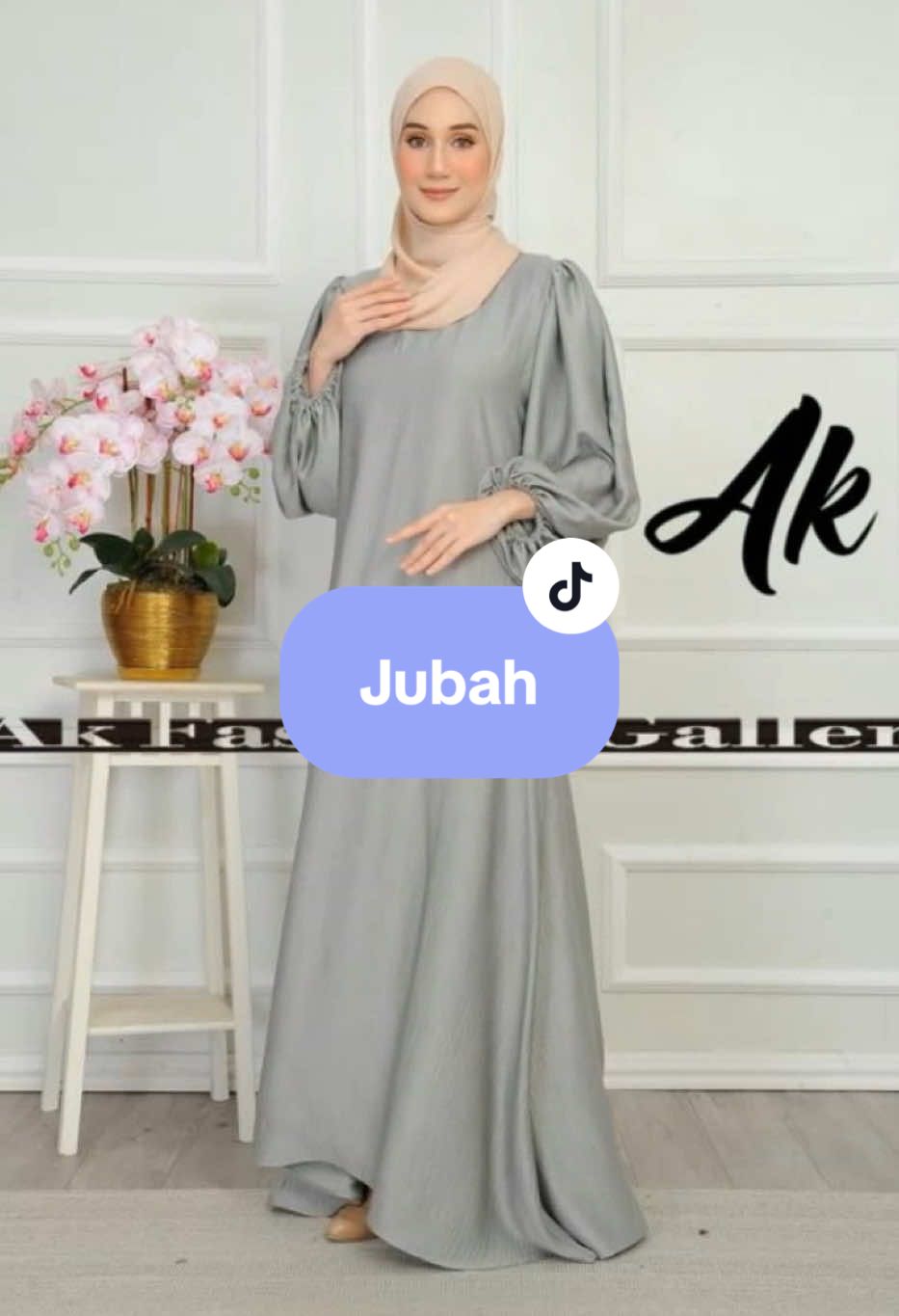 {{ JUBHA BALLOON }}} SATIN AIRFLOW  HOT SALE under RM32.99 Hurry - Ends tomorrow!#foryourpage #fypシ ##jubah#dress#muslimah#clothes #pakaian