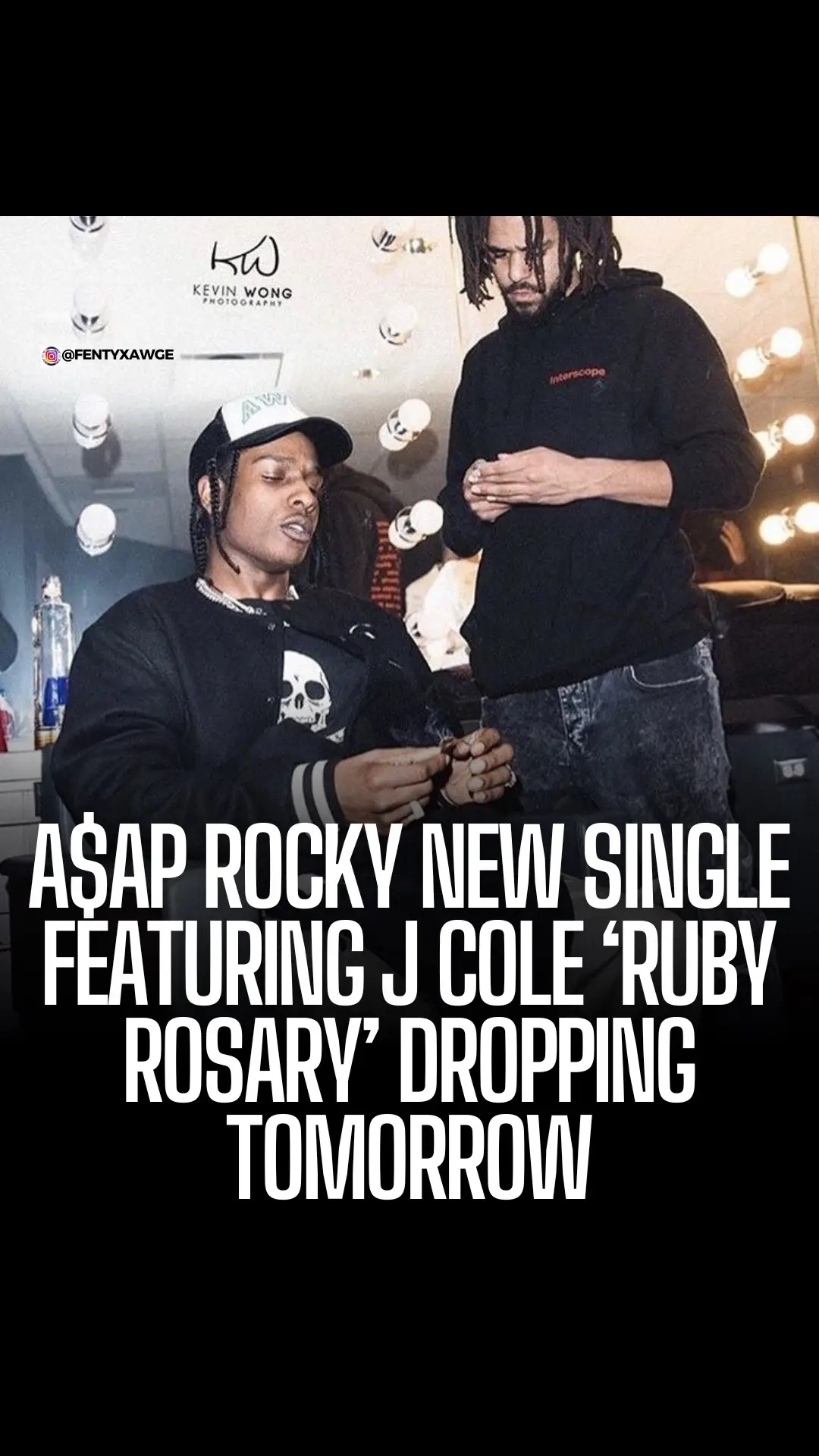 A$AP Rocky is set drop his new single featuring J Cole ‘Ruby Rosary’ Sep 6th!!  #AsapRocky #Awge #AsapMob #Jcole #Rap #Hiphop #fyp #foryou 