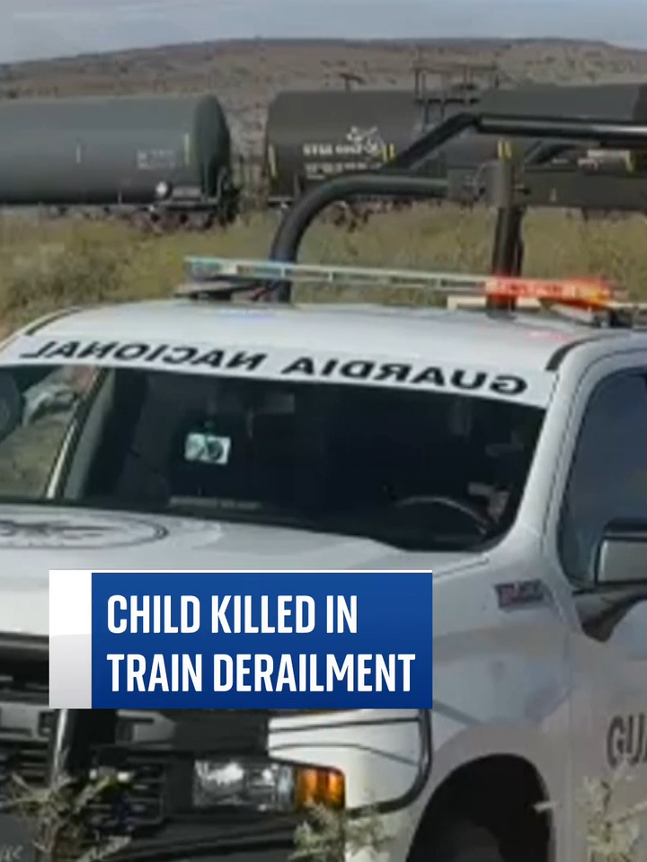 A four-year-old child has been killed after a #train derailed just before reaching the border of #Chihuahua #Mexico