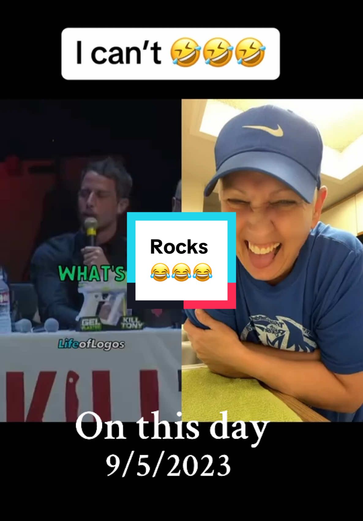 #onthisday This here is still hilarious 😂😂😂 #duetswithkim #kitchenduetswithkim #onthisday2023 #rocks 