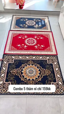 Combo 5 thảm nỉ lau chân size 60x90cm #thamlauchan #thamni 