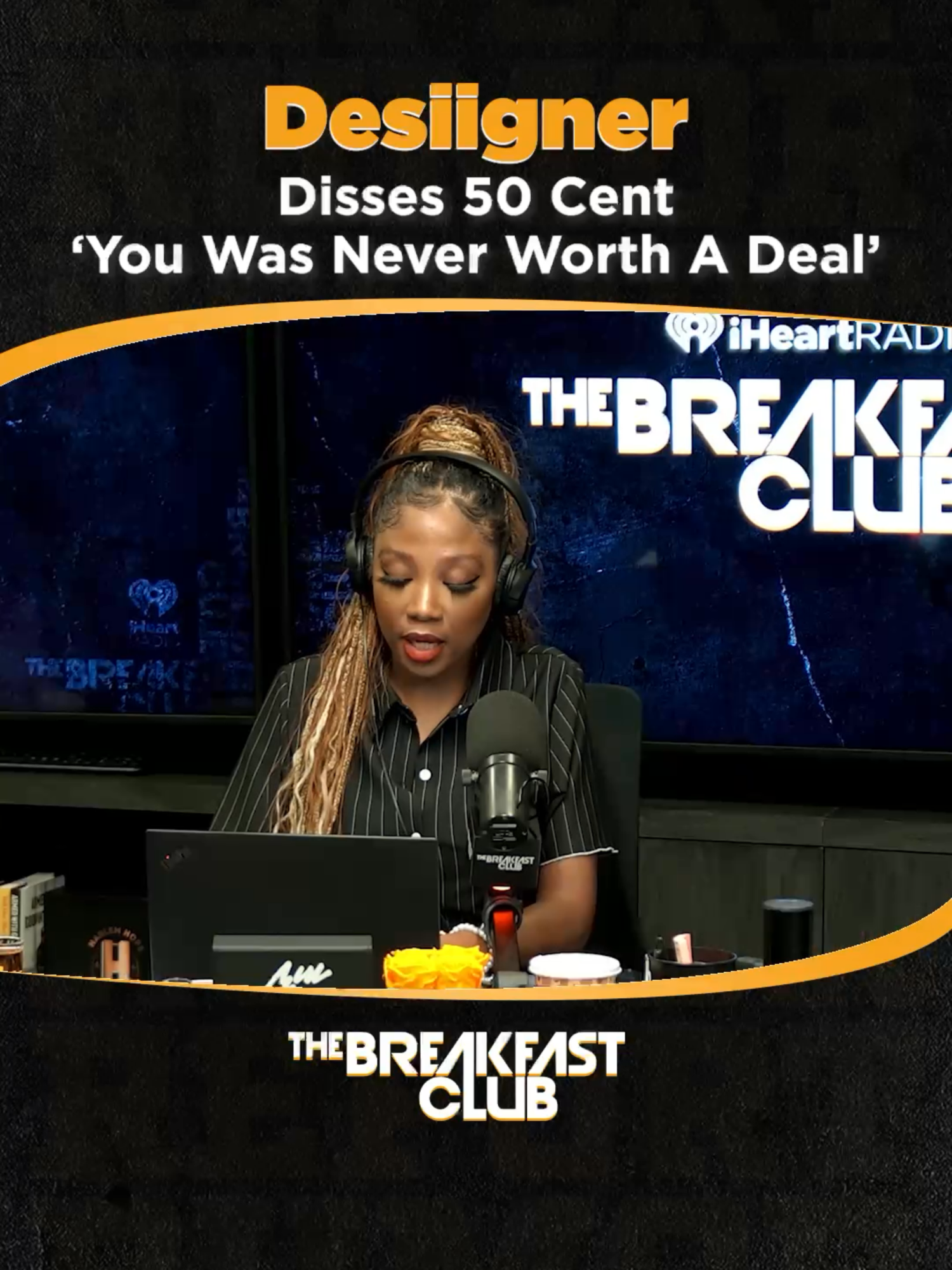 #JessWithTheMess W/ @lorenlorosa_iconic: #Desiigners disses #50Cent in recent freestyle ‘ You Was Never Worth A Deal” 👀 Was this it? 👀