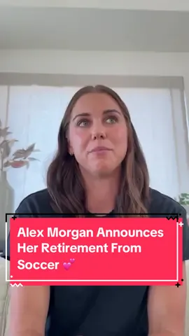 Big news from Alex Morgan! After an amazing career with two World Cups and an Olympic gold medal, Alex is retiring from soccer.  “Success for me is defined by never giving up and giving your all and I did just that…in the relentless push for global investment in women’s sports,” she says. ⚡ Alongside her announcement, Alex also says that she is expecting her second child! 💞 Sending so much love, Alex! Here’s to on an incredible career and this joyful new chapter! 🎉 Regram love: @Alex Morgan #alexmorgan #alexmorganretiring #uswnt 