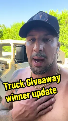 Lil Update on giveaway truck winner. Stay tuned. Good luck fam!!!! Drive fast. All gas. 