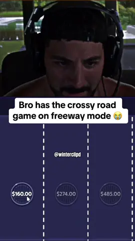 Bro has the crossy road game on freeway mode 😭 #crossyroad #fy 