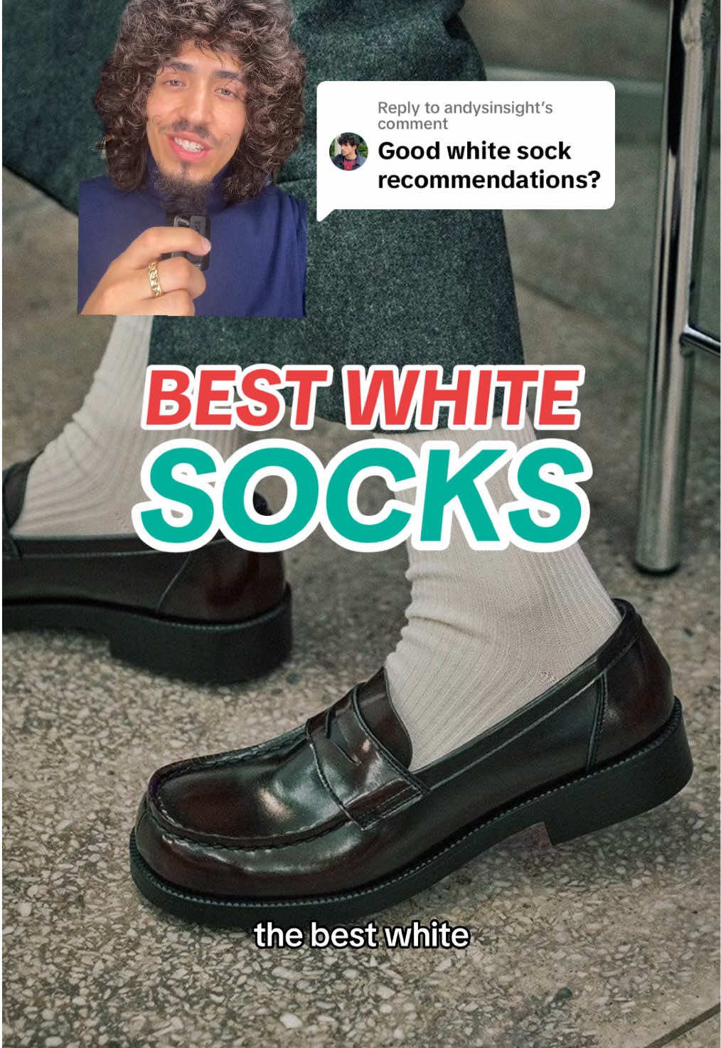 Replying to @andysinsight Best White Socks LETS GOOOO I hope this helps my g! 🙏😈🔥🤧 #loafers #whitesocks #mensoutfitideas #menswear #streetwear #tailoring #loafersoutfit 