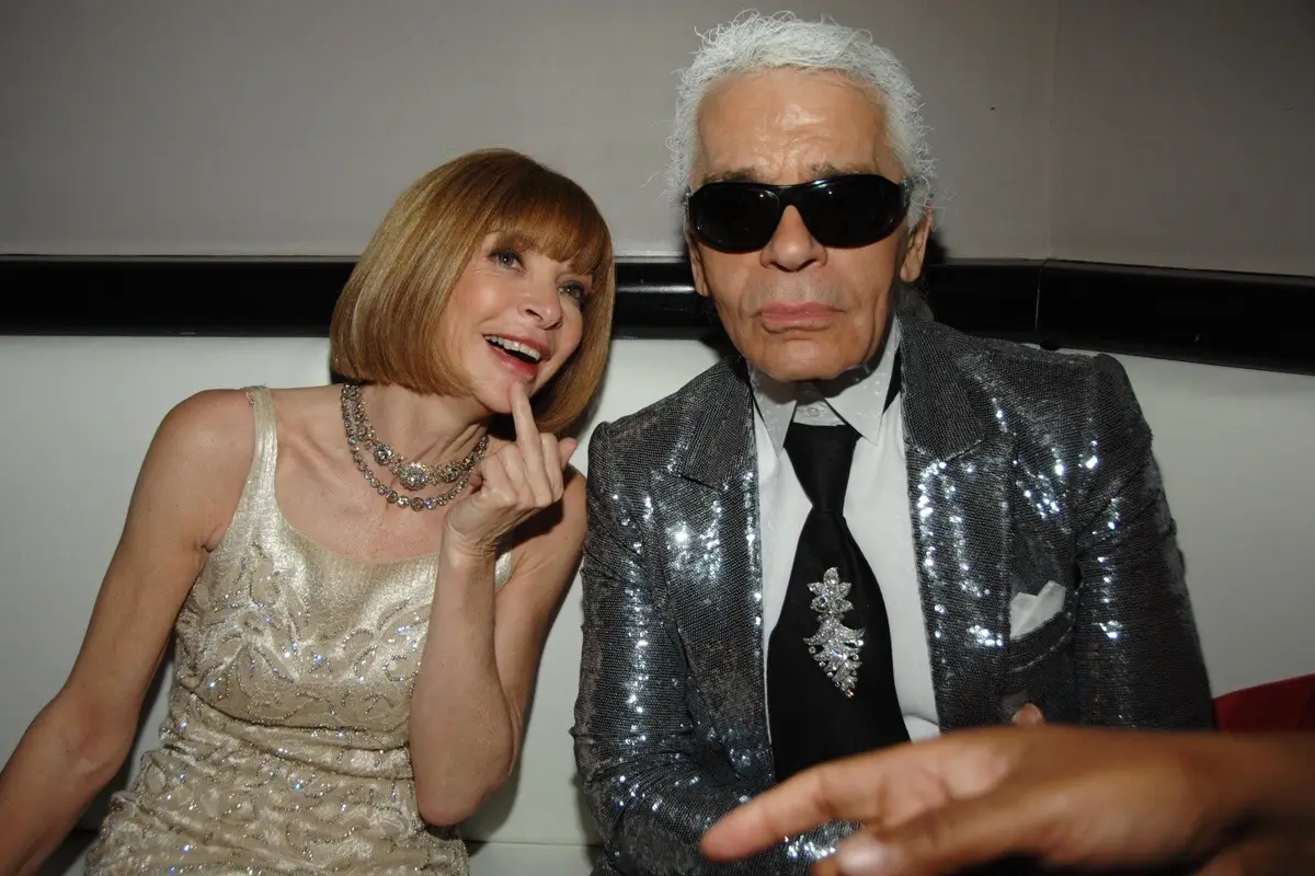 #annawintour #karllagerfeld 