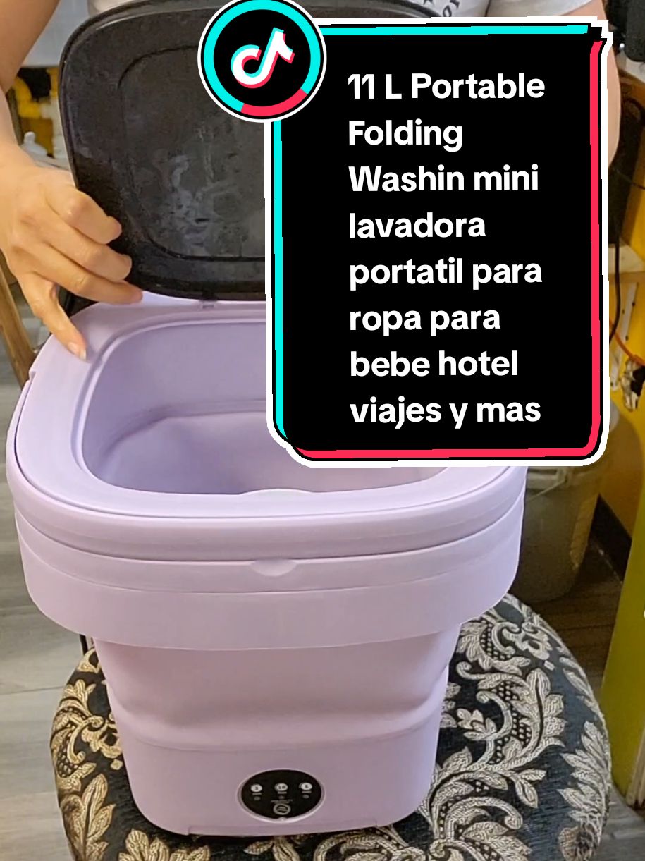 11 L Portable Folding  Washin mini lavadora portatil para ropa para bebe hotel viajes y mas super buena recomendadisima  #telarecomiendo #multiplescolores #util #fyppppppppppppppppppppppp #foryou #fypシ゚viral #fyp #latinos #latinosenusa #titokusa #tiktok #TikTokShop #lavadora #portatil #viajes #ropablanca 