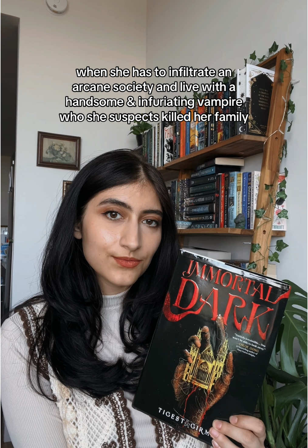 Thank you @Storygram Tours for including me in the tour for Immortal Dark! Black vampires lets gooo! // @tigest ☀️ Thank you to@the NOVL sending me this book! #ImmortalDark #storygramtours #darkacademia #vampirebooks #BookTok #diversereads 