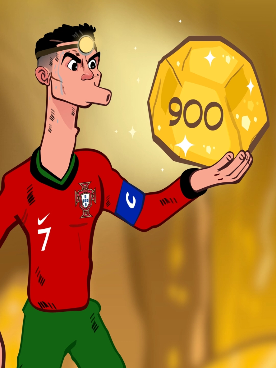 Ronaldo reached the 900th goal of his professional career!! 🔥🤩