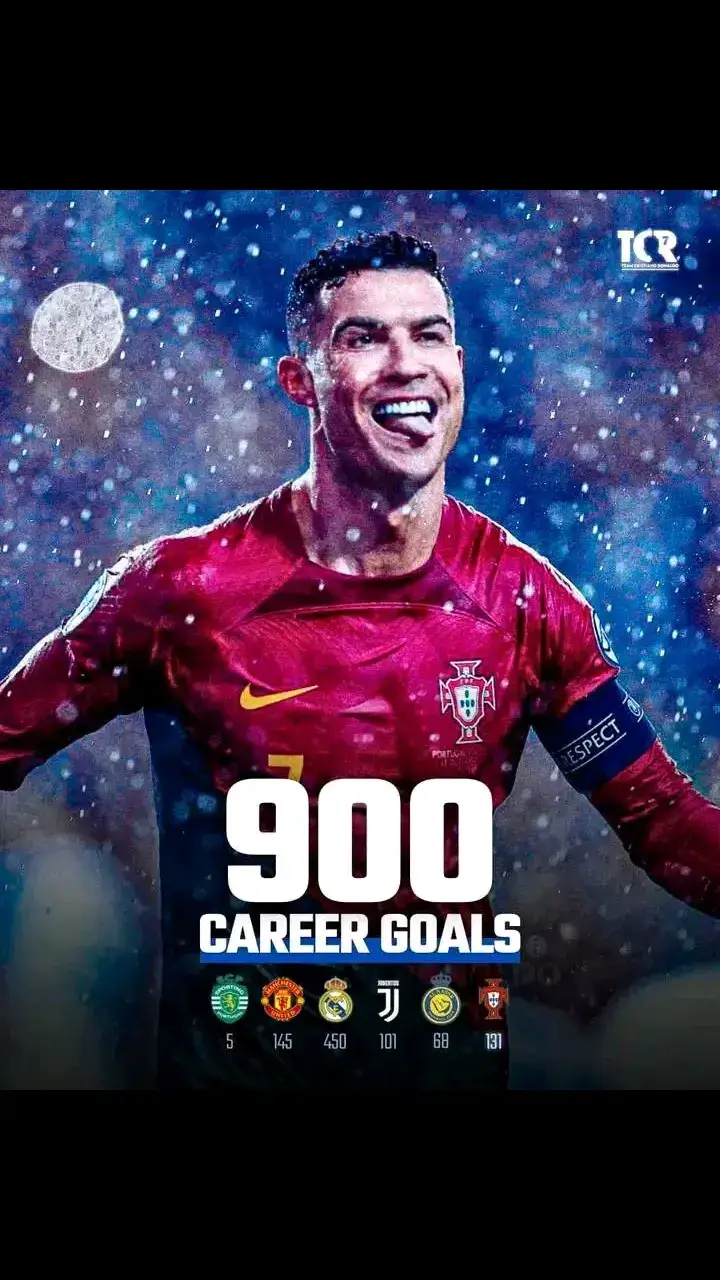 كريستيانو رونالدو يصل الأن إلى 900 هدف في مسيرته ❤️🔥👑