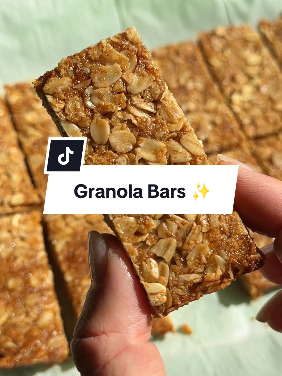 I deconstructed the ingredients label to create a copycat version of everyone's favorite crumby granola bar! It's crunchy, filling, and easy to make (with just 7 ingredients!) 2 ½ cups rolled oats ¼ cup vegetable oil ¼ cup honey 1 tsp vanilla extract ¼ cup brown sugar ¼ tsp baking soda ¼ tsp salt #granola #granolarecipe #granolatok #GranolaBar #granolalovers #naturevalleyclassic #naturevalley #NatureValleyBar #naturesvalley 