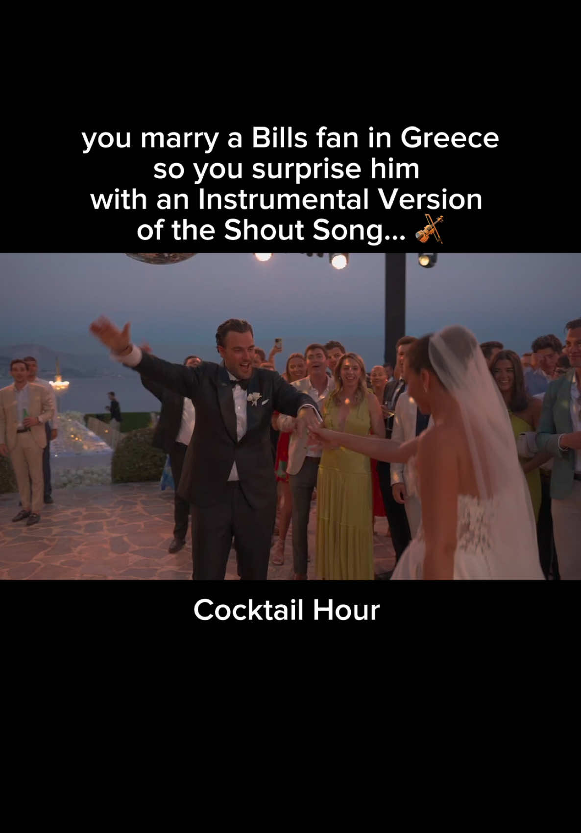 ‘tis the season…🏈 @BuffaloBills @Evangeline Victoria Music #greecewedding #shoutsong #buffalobills #buffalobillssong #gobills 