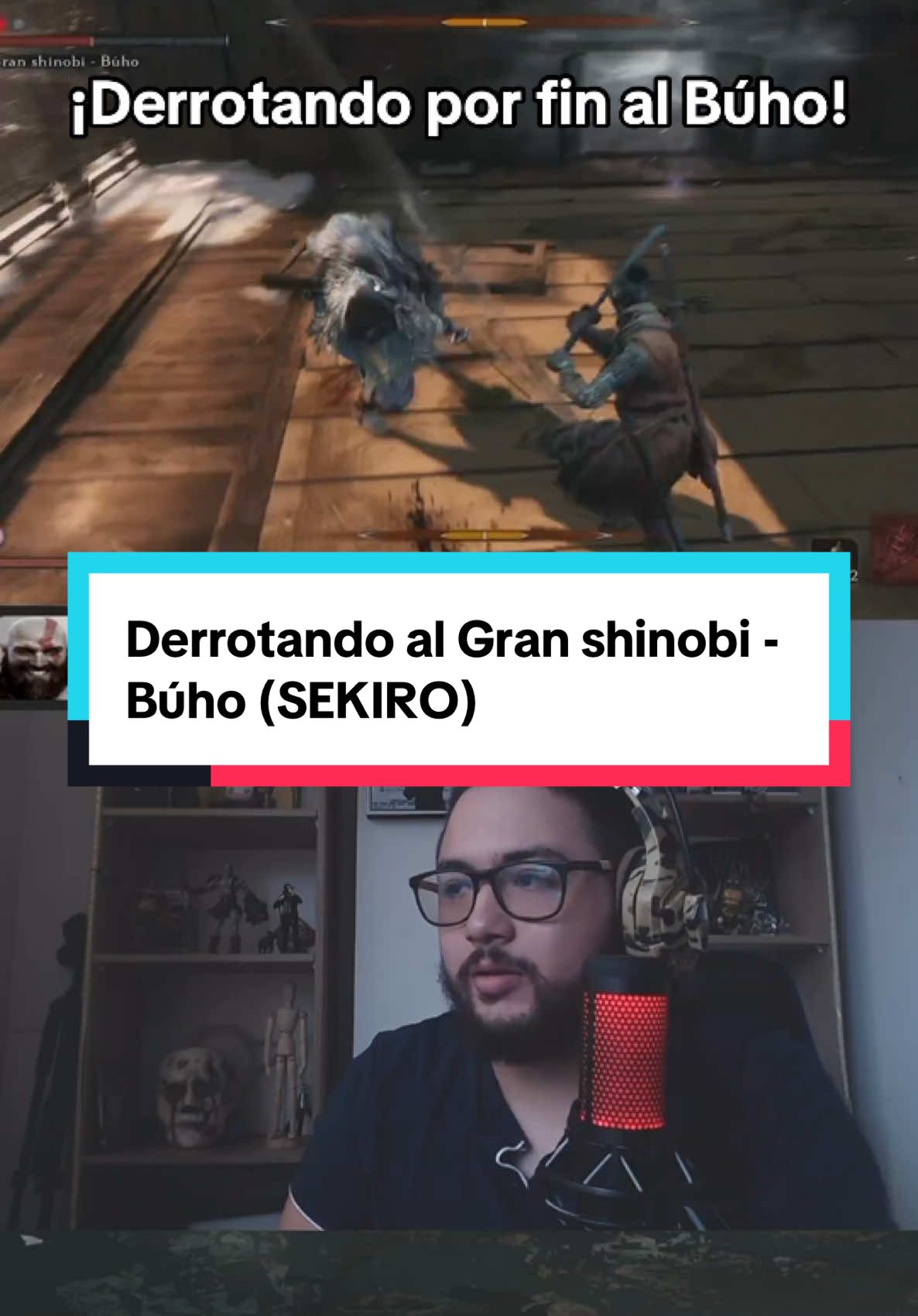 No me costó tanto como otros jefes, lo cual me sorprendio😆. #entretenimiento #fyp #parati #geek #sekiro #gamers #gaming #videogames #videojuegos #soulslike #streamer #tiktoklive 