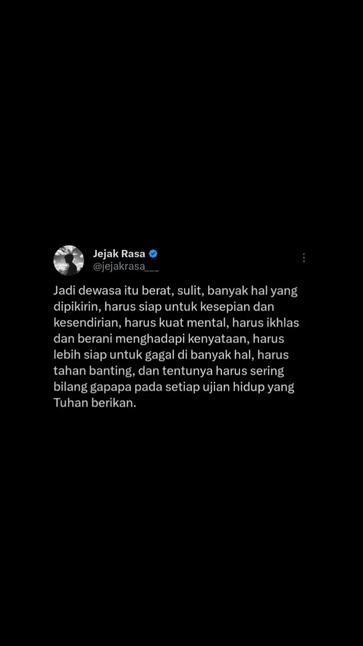 #relatable #marah #realtionship #trauma #trustissues #broken #brokenheart #patah #patahhati #mental #MentalHealth #manja #nabilataqiyyah #nabilaidol #indonesianidol #idolyfe #panaroma #hanyalolongan #kuinginpisahnabilataqiyyah #wishlist #usik #jodoh #selflove #womanpower #mood #overthinking #problem #girlssupportgirls  #usik #bawadiakembali #waktu #time #bermuara #matimatian #sad #sadstory #sadvibes #sadsong #sadvibes🥀 #qoute #qoutes #qoutestory #galau #galaubrutal #tweet #sajak #katakata #lyodra #single #terlalucinta #music #musically #qoutesaestetic #speedup #song #musik #lirik #lyric #fyp #foryou #keraskepala #masukberanda #foryoupage #xbyzca #selfhealing #psikolog #katabijak #sajakcinta #sadnes #insomniack #belummulai #musicontiktok 