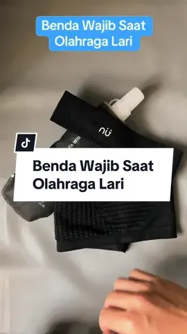 Benda Wajib Saat Olahraga Lari #apparelrunning #runningapparel #botollipat #softflask #headband #taslari #taspinggang #promo99 