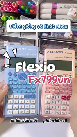 Flexio 799vn nhà Thiên Long phiên bản mới có gì ???  #toanhoc #toan #stationery #maytinhcamtay #casio #thienlong #xuhuong #LearnOnTikTok #hoccungtiktok #review #vpp 