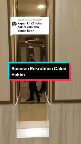 Membalas @limpeach1  terkait informasi rekrutmen calon hakim. silakan tonton VT ini sampai habis ya. jangan lupa koment, like dan follow.. 😄 #mahkamahagung #SiapMengabdi #SeleksiCPNS #calonhakim 