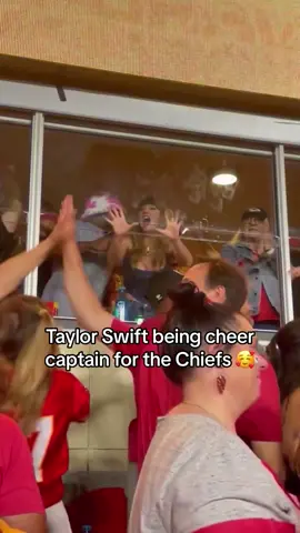 Taylor Swift was shaking it off and pulling out all kinds of moves while cheering on Travis Kelce and the Chiefs! ❤️💛🏈🥰 (🎥: aly_saby/X) #taylorswift #taylorsversion #taylornation #swifttok #traviskelce #swiftie #chiefs #chiefskingdom 