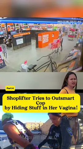 Shoplifter Tries to Outsmart Cop by Hiding Stuff in Her Vagina part 4