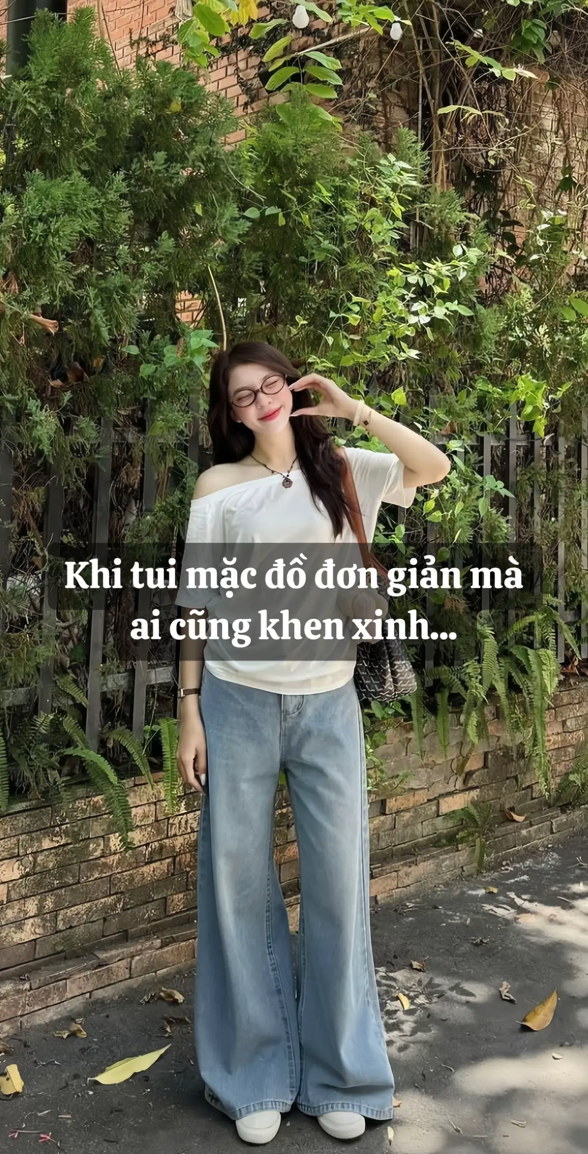 Mặc như này chỉ cần cười thôi là cũng xinh rồi, chứ k cần phải tạo dáng 😘😘 #tipphoido #outfitideas #phoidoxinh #reviewquầnáonữ #doxinh19 