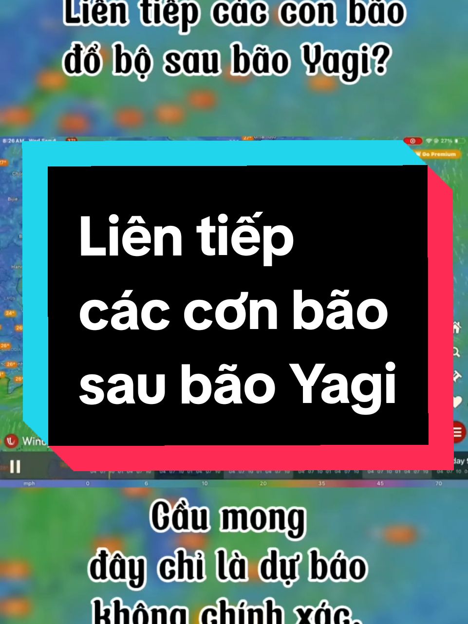 Liên tiếp các con bão sau Yagi? Cầu mong đây chỉ là dự báo không chính xác.  #bao #yagi #hoangtrantax 