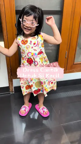 Dress cantik bahan katun #dressanaktanpalengan #dasteranak #dresaanakkoreatanpalengan #tiktokshop #fyp #dressanaklucu 