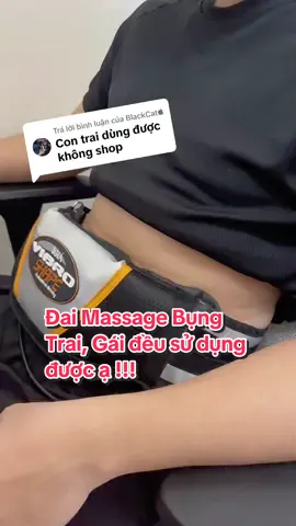 Trả lời @BlackCat triển ngay thôi Bác ơi. Về cả vợ cả chồng sử dụng luôn ạ 😍 - Đai Massage bụng Bảo Hành 12 tháng ạ #daimassagebung #maygiambeo 