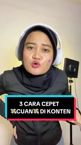 CUAN DIKONTEN? COBA CARA INI🫵‼️ yang mau mau cuan aja