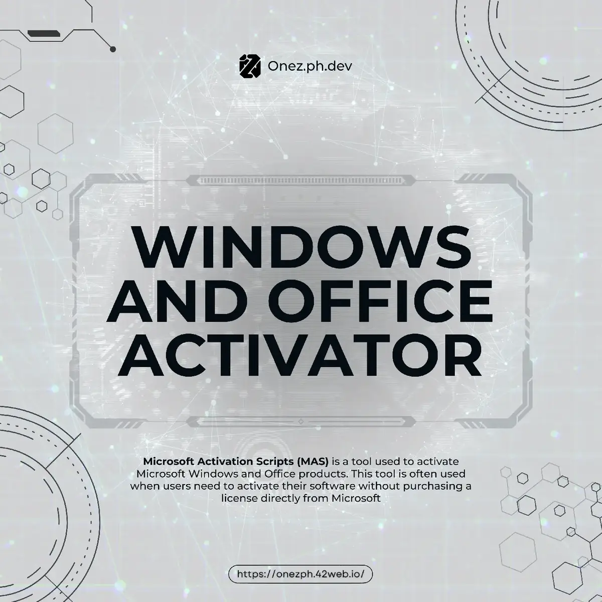 Windows and Microsoft Office Activator #OnezPH #MAS #foryoupage #activation #windows #microsoftoffice @OnezPH.dev 