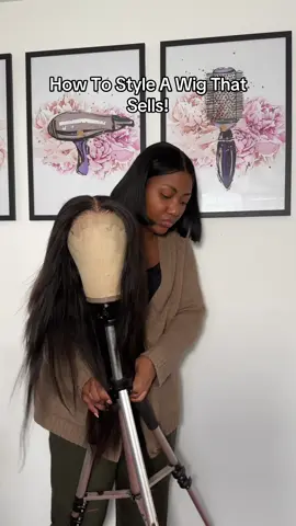 This is how to style a wig that will attract your ideal client #wig #styling #wigstyling 
