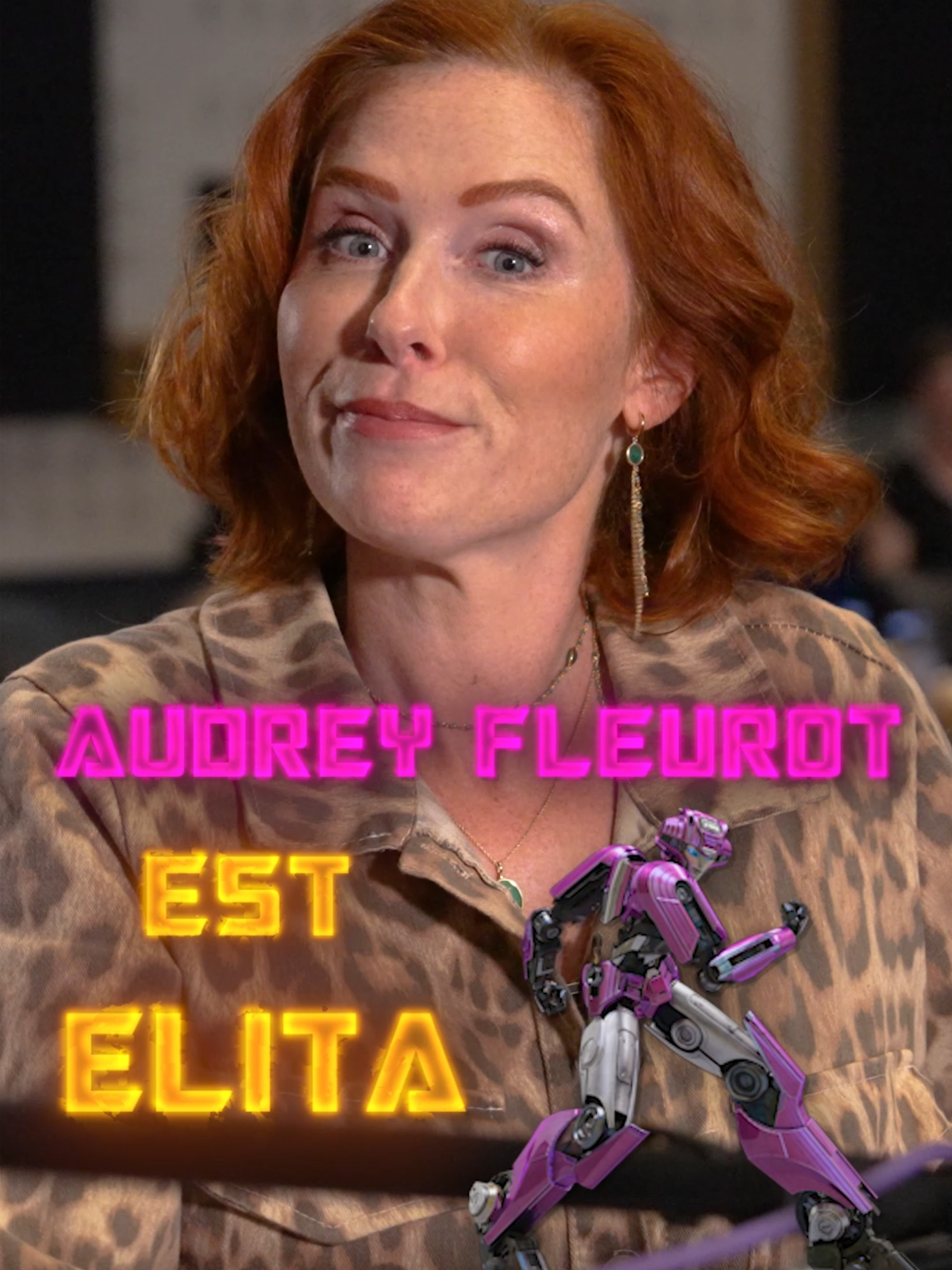 Audrey Fleurot (@audreyfleurotofficial) est Elita, l'Autobot intrépide et déterminée 🦾 dans #TransformersLeCommencement au cinéma le 23 octobre.