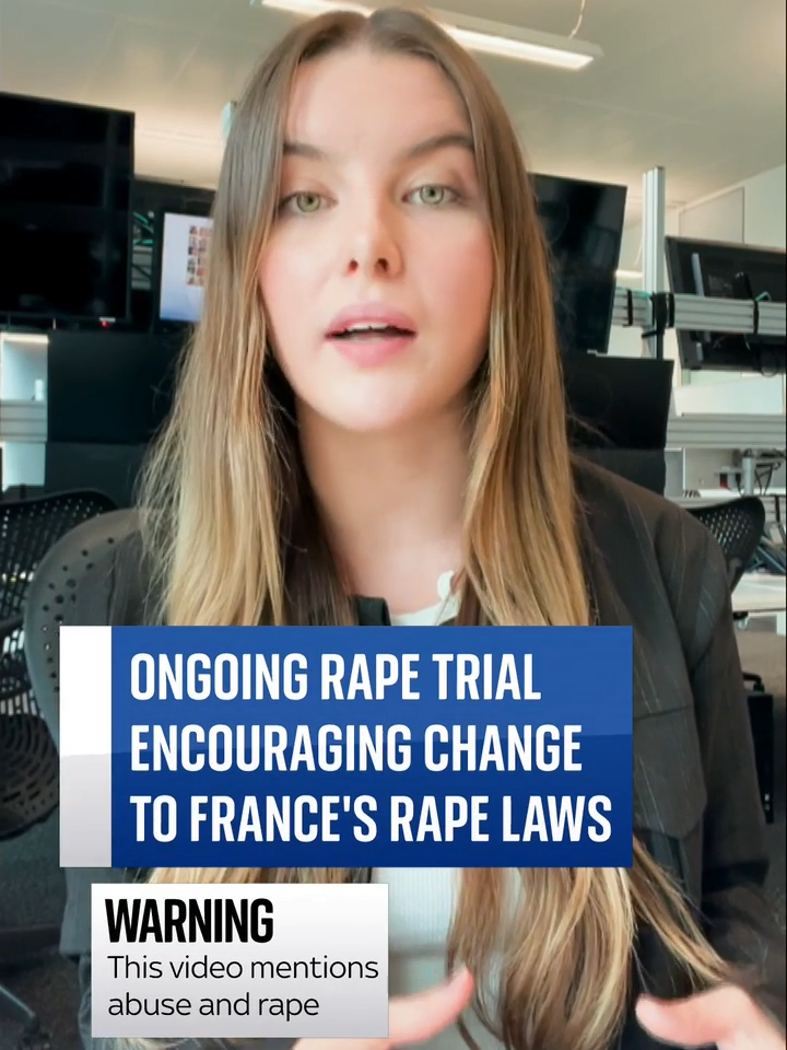 Could a rape trial lead to a change in French law? The wife of a man accused of inviting men to rape her while drugged tells the court of the ‘scenes of barbarity'. In her first time giving evidence at the trial, Gisele P told the French court how she discovered her former spouse had filmed the suspected rapes by dozens of men. 🔗 Tap the link in our bio to read more. #France#Law