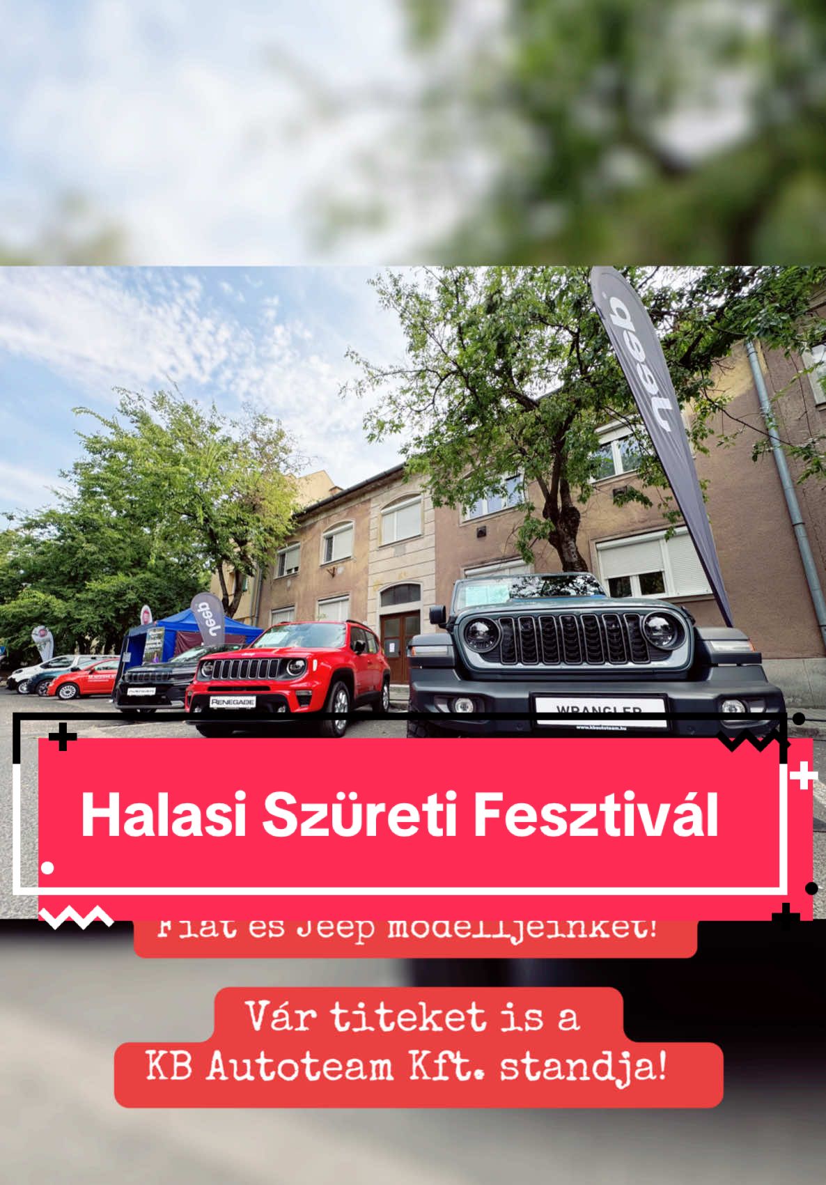 45. Halasi Szüreti Fesztivál! 🎉 ➡️Gyertek és nézzétek meg legújabb Fiat és Jeep modelljeinket! 🚗😎😉