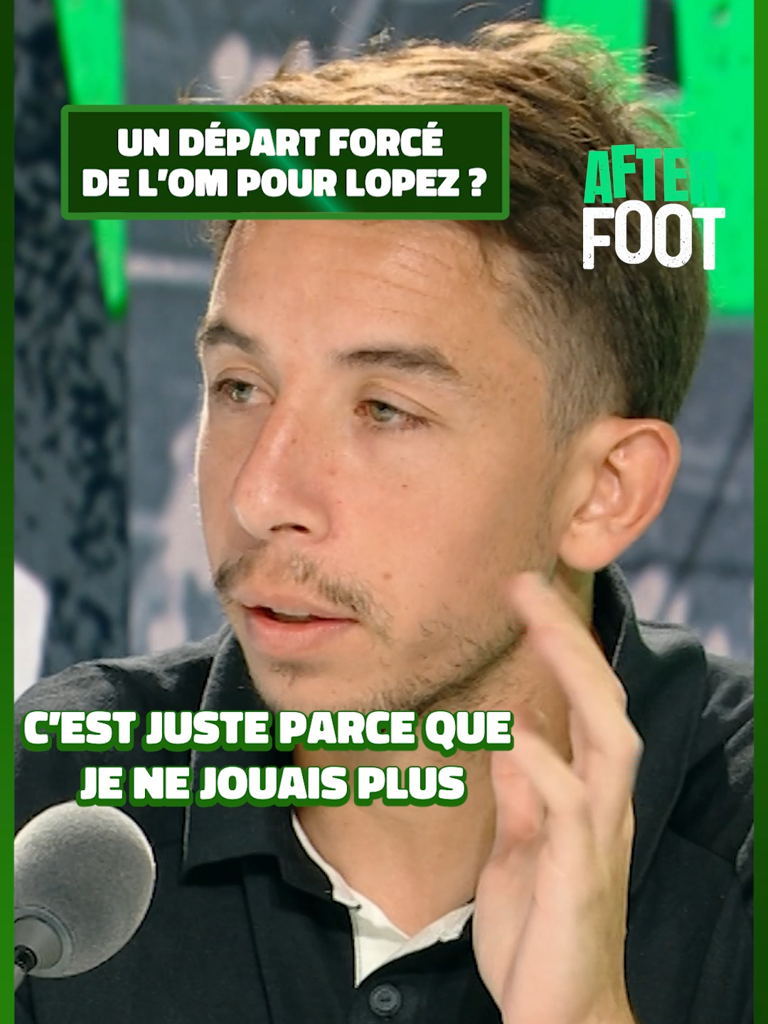 Maxime Lopez explique son départ de l'OM dans Génération After sur RMC.  #OM #Marseille #Foot