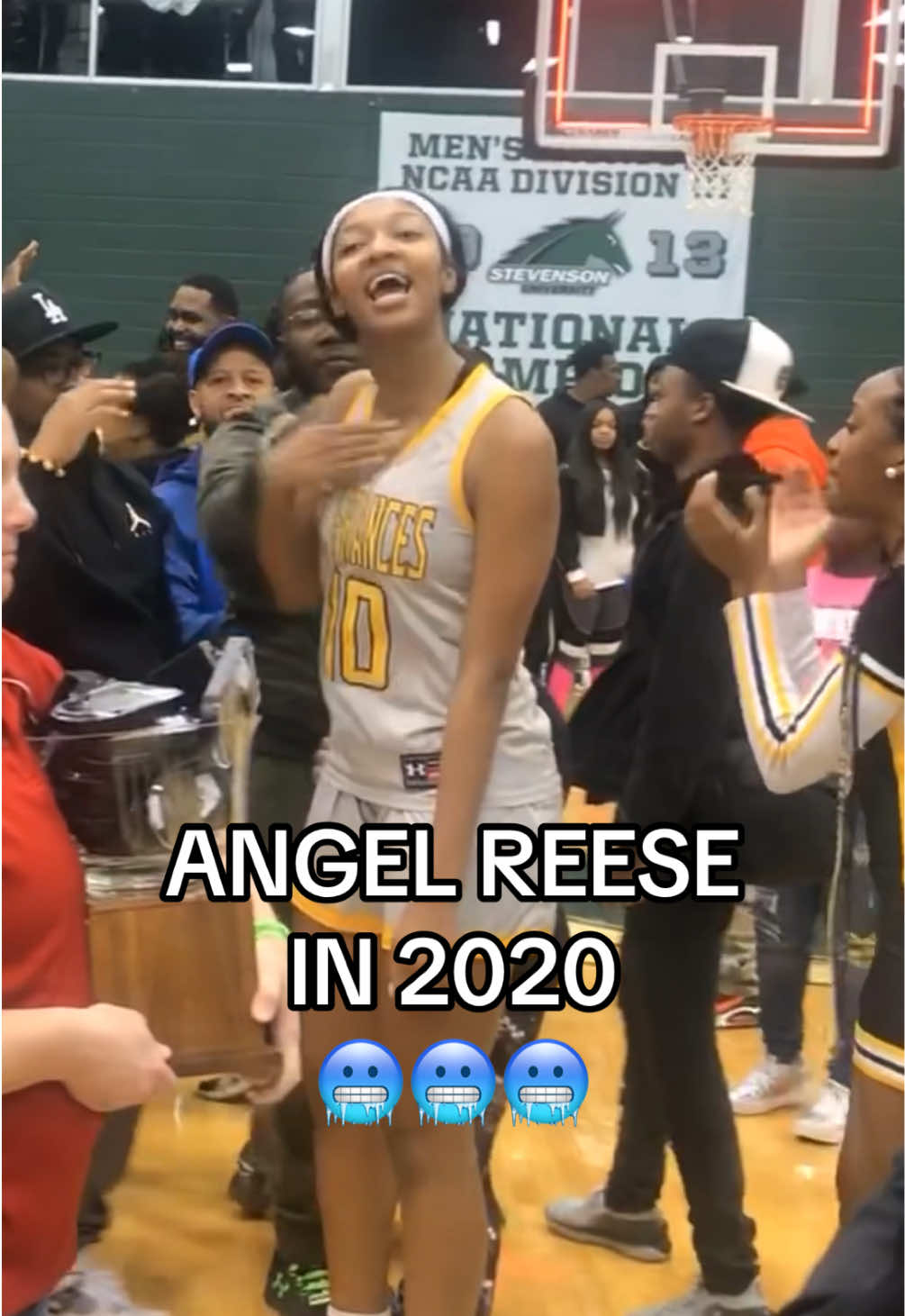 ANGEL HAS ALWAYS BEEN TOUGH 🗣️🗣️🗣️ @angel #angelreese #womensbasketball 