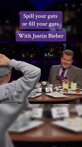 Next question with justin bieber#funny #jamescordon #justinbieber #show #fyp 
